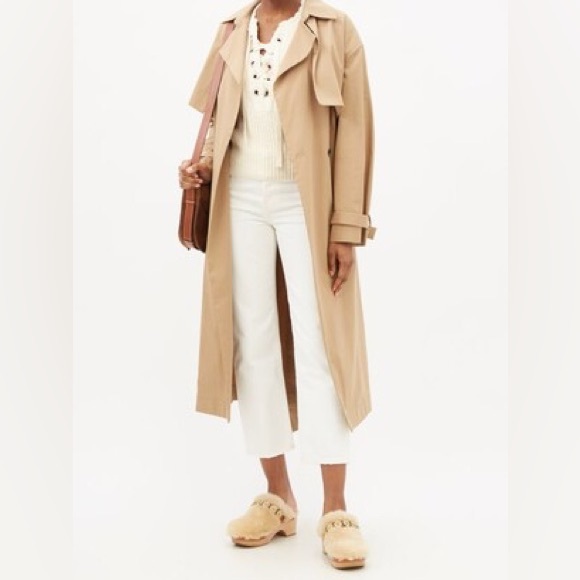 Fabrizio Viti Jean shearling daisy clogs like new size 38 made in Italy auth! - Picture 3 of 11